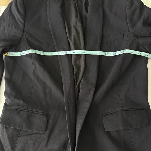 Antonio Melani Womens Black Blazer Size 6 Polyester Blend Hook & Eye Closure - Picture 5 of 9